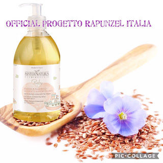 MATERNATURA BABY Bagno & Shampoo Delicato ai Fiori di Lino ⚜