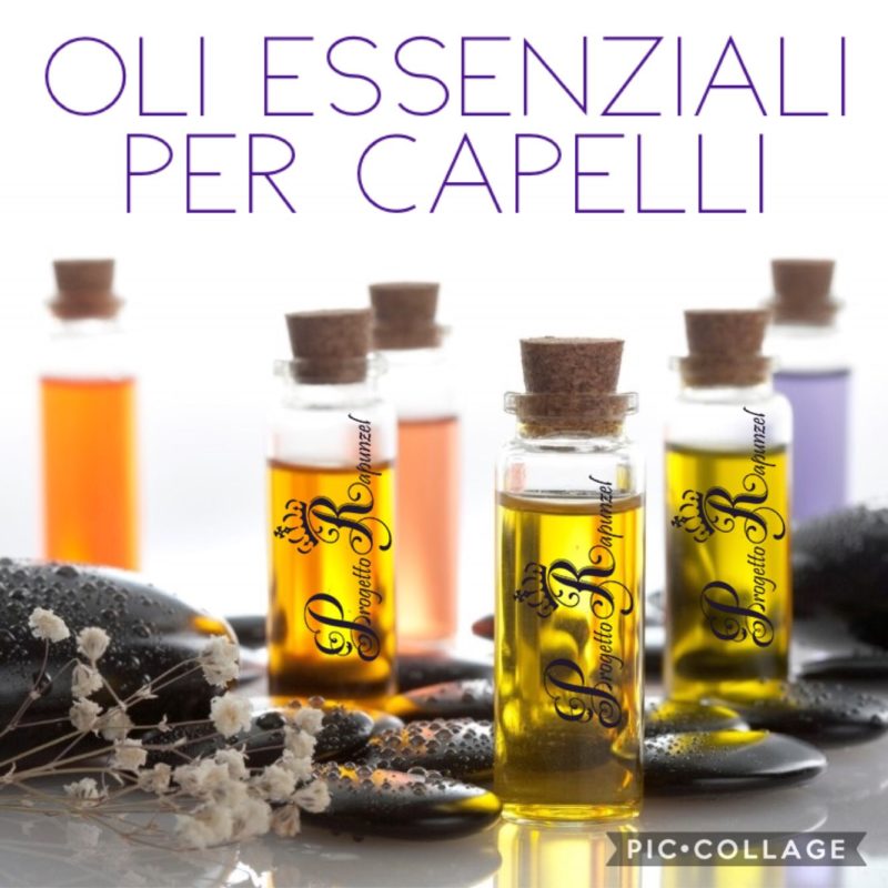 Oli essenziali per capelli