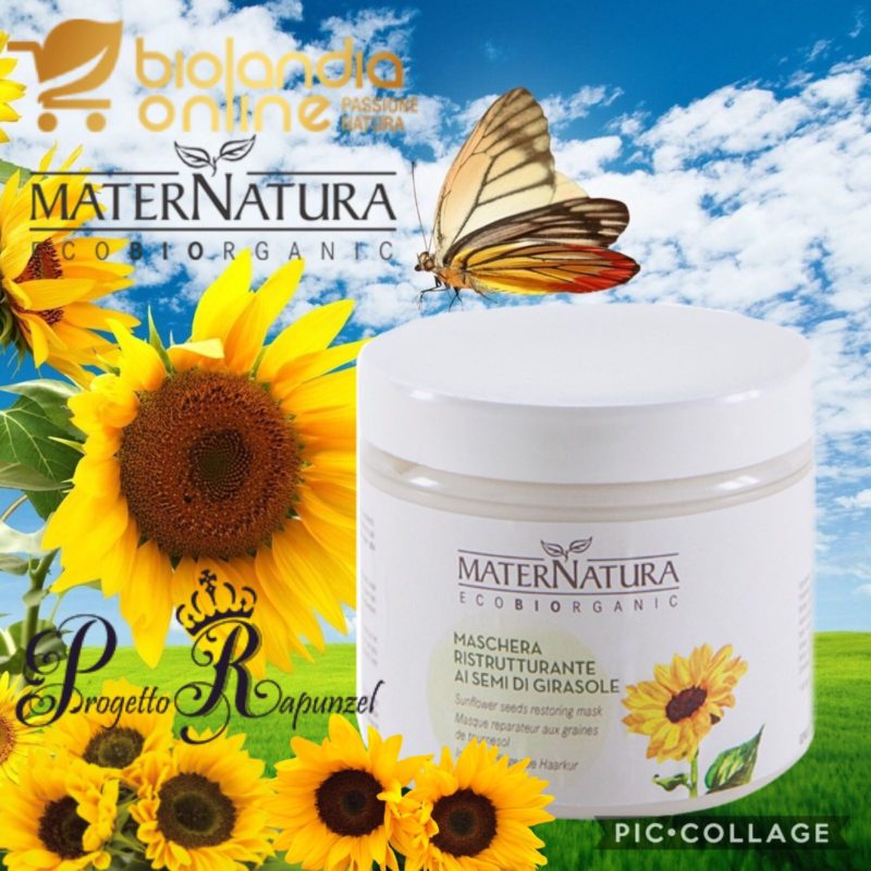 MATERNATURA Maschera Capelli Ristrutturante ai Semi di Girasole