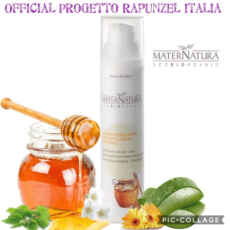 Fluido modellante per capelli ricci al miele MaterNatura