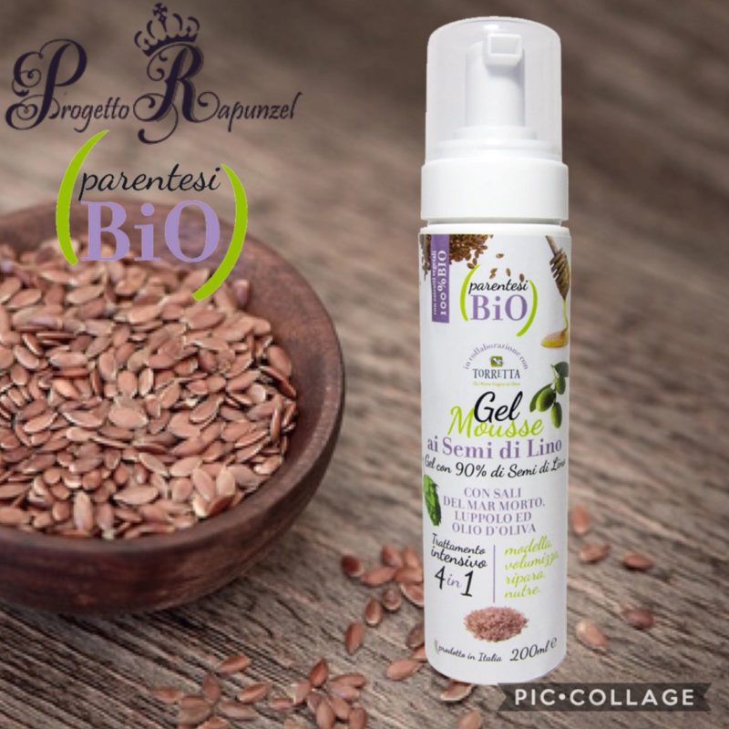 PARENTESI BIO GEL MOUSSE AI SEMI DI LINO