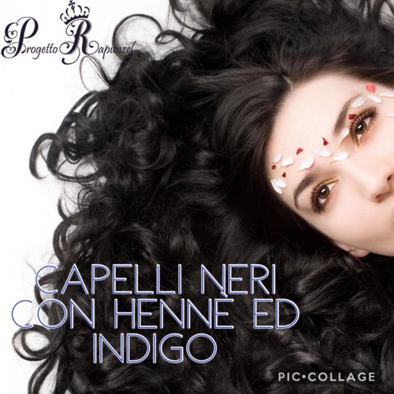 Capelli Neri con Henne ed Indigo