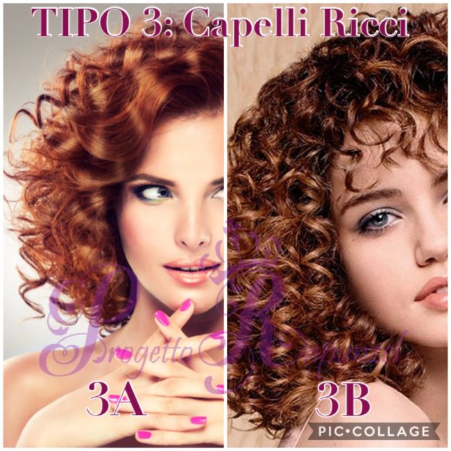 Tipo 3 Capelli ricci