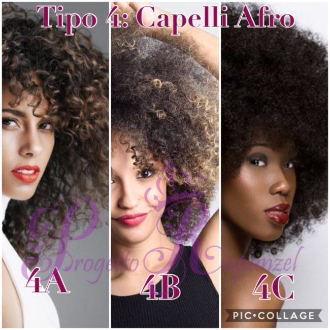 Tipo 4 capelli afro