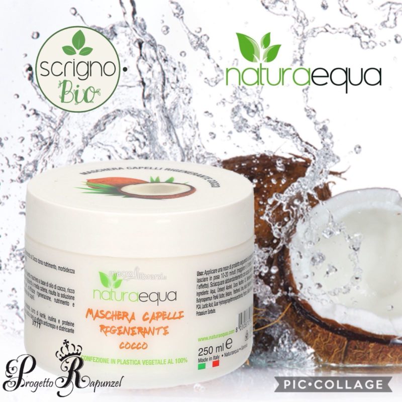 NATURAEQUA Maschera Capelli Rigenerante al Cocco